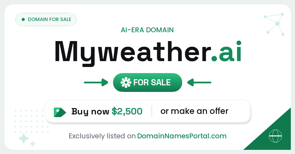 Myweather.ai share card