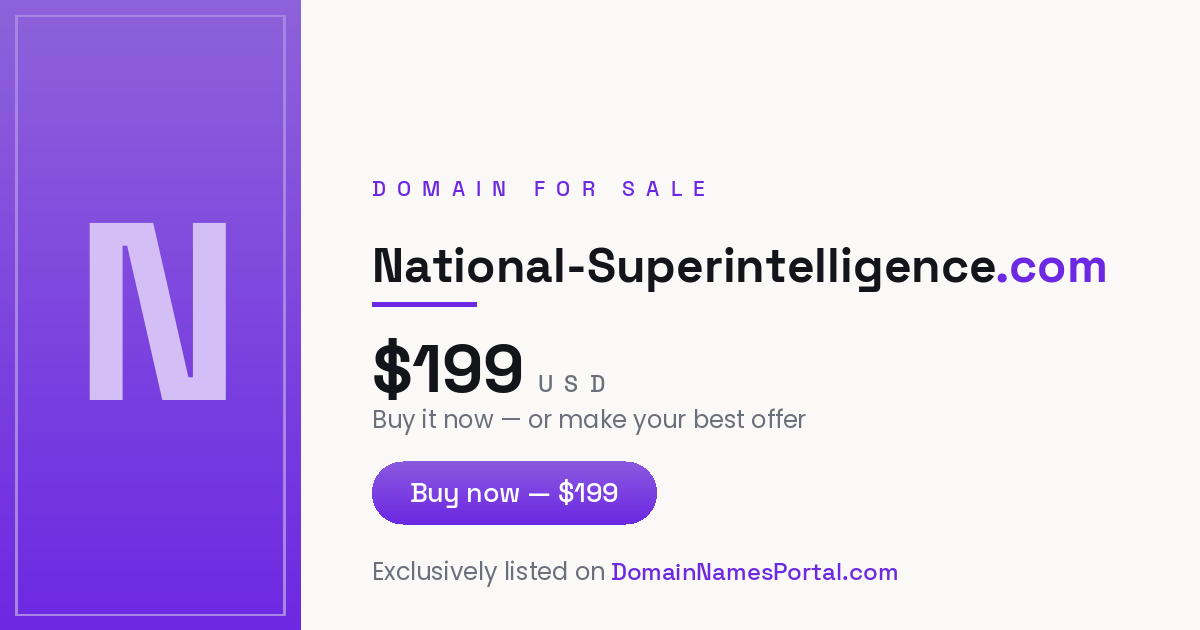 national-superintelligence.com share card