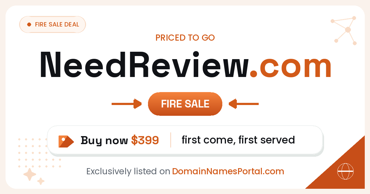 NeedReview.com share card