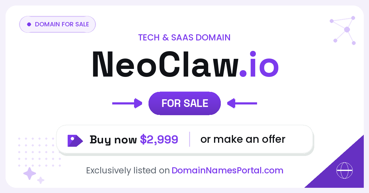 NeoClaw.io share card