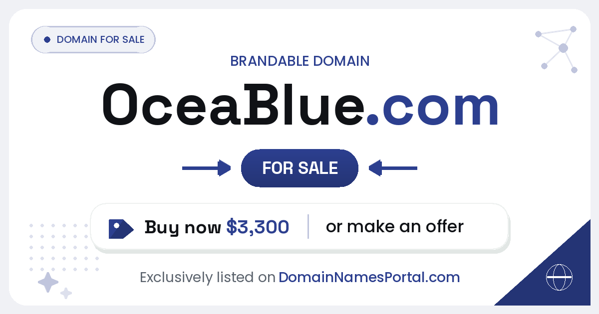 OceaBlue.com share card