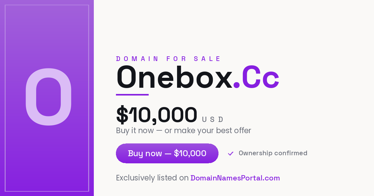 onebox.cc share card