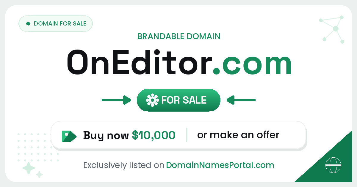 OnEditor.com share card
