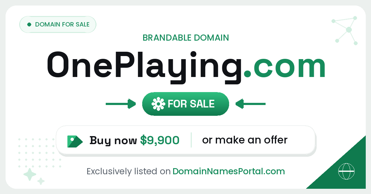 OnePlaying.com share card