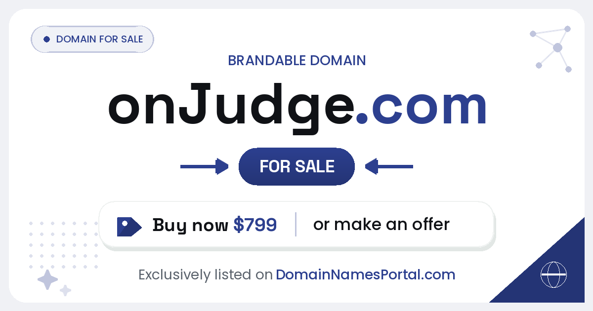 onJudge.com share card