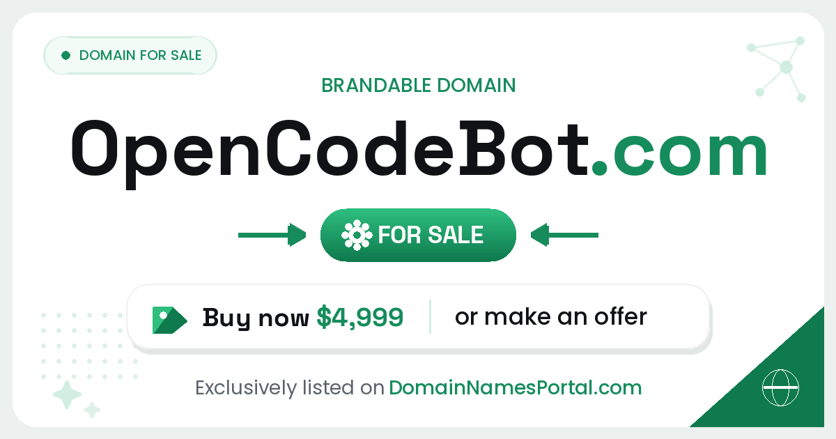 OpenCodeBot.com share card