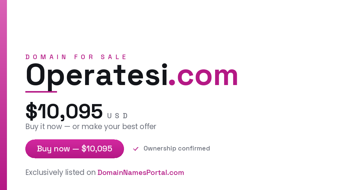 operatesi.com share card