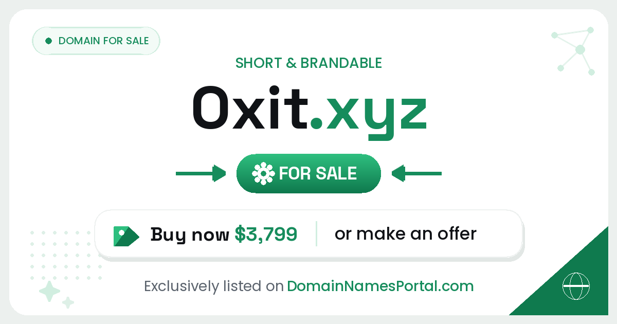 oxit.xyz share card