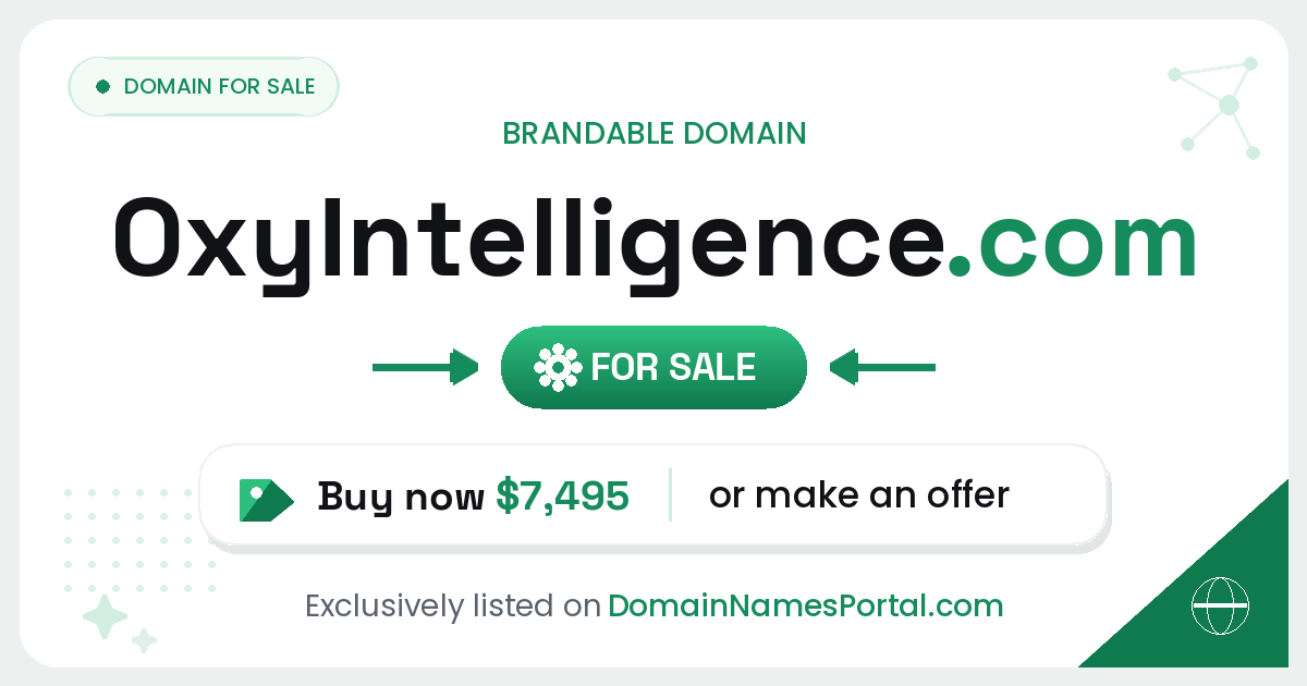 OxyIntelligence.com share card