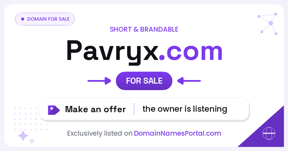 Pavryx.com share card