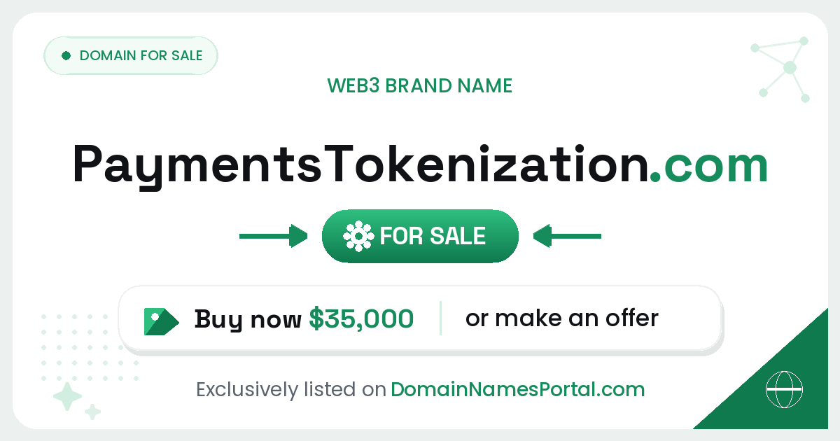 PaymentsTokenization.com share card
