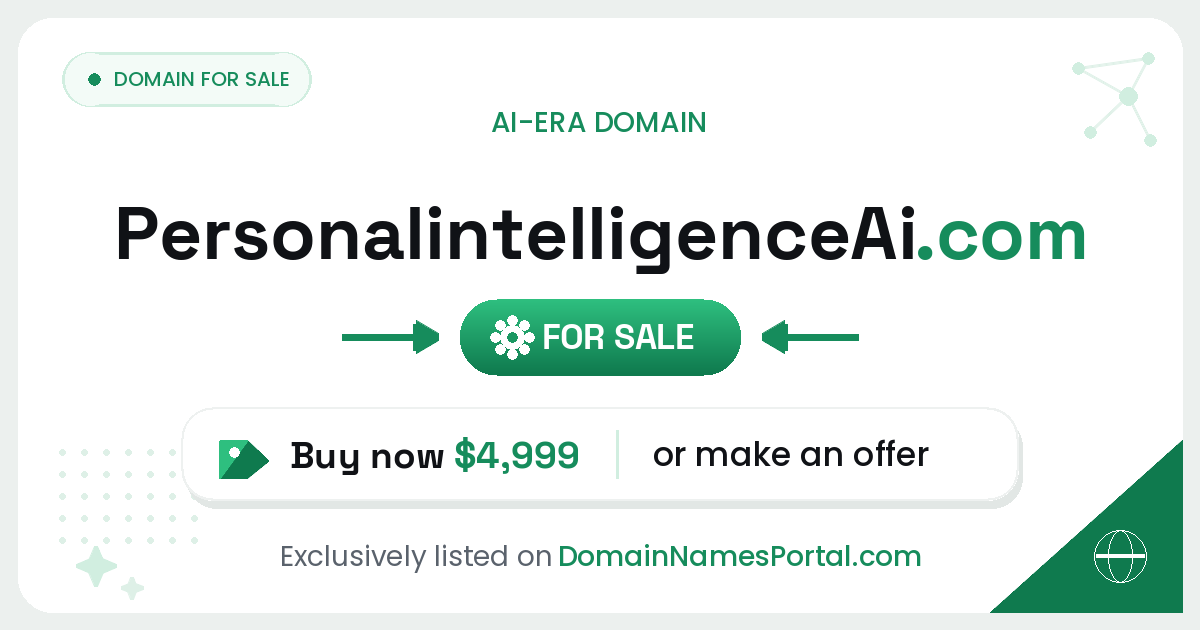 PersonalintelligenceAi.com share card