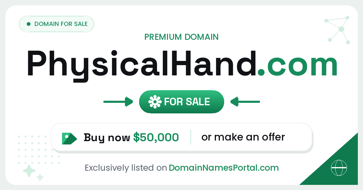 PhysicalHand.com share card