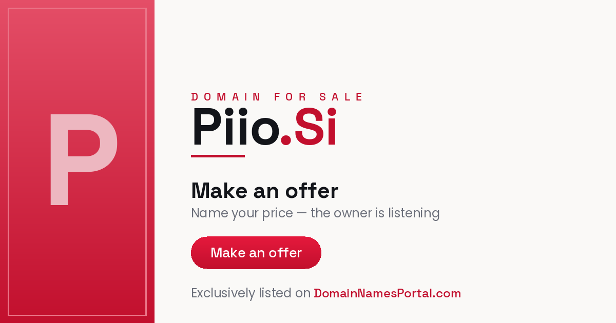 piio.si share card