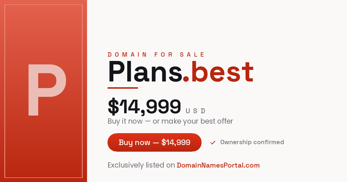 Plans.best share card