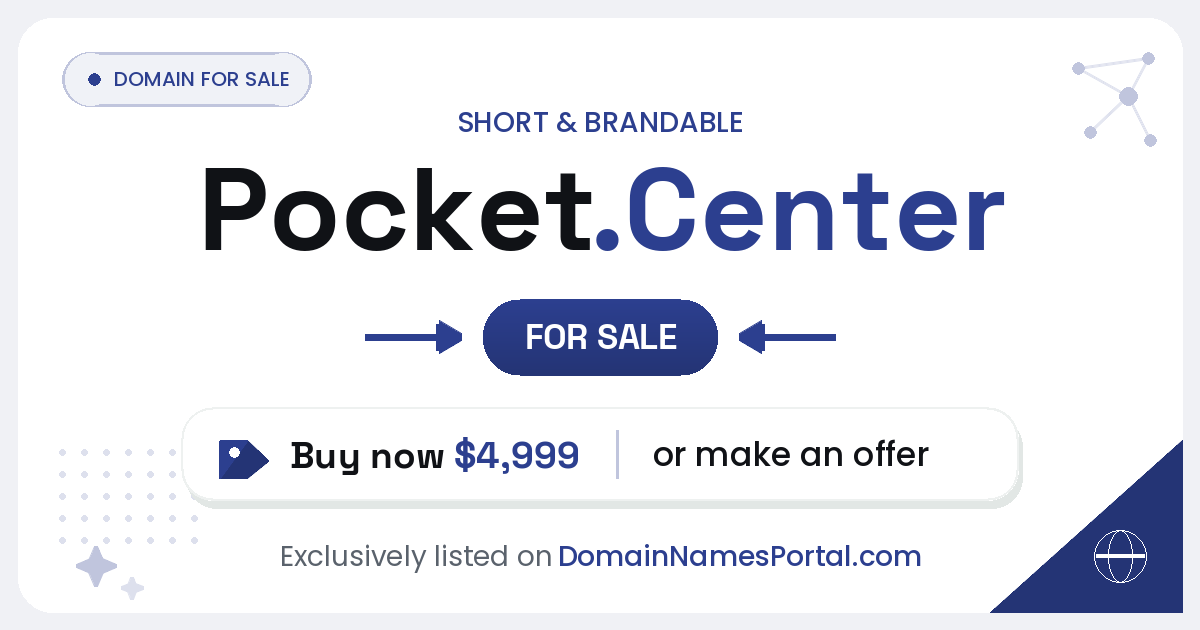 Pocket.Center share card