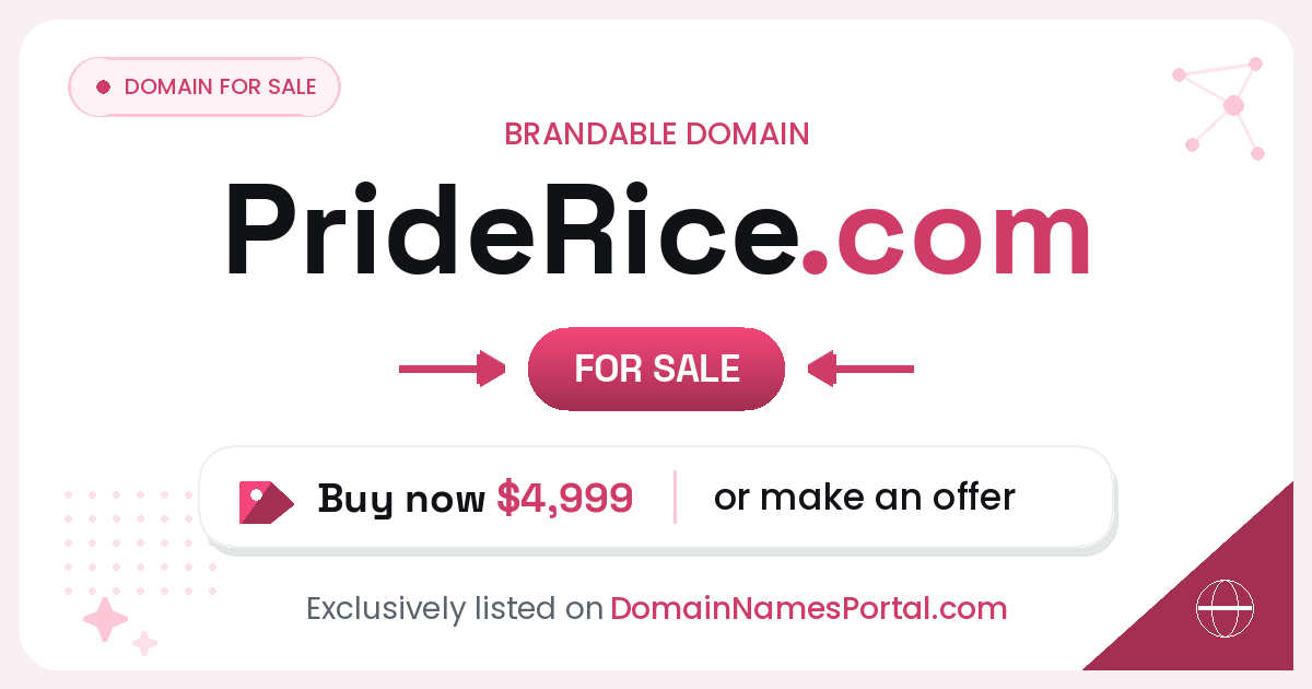 PrideRice.com share card