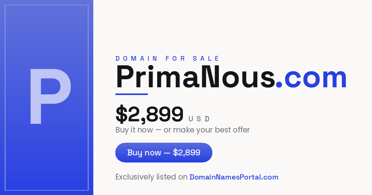 PrimaNous.com share card