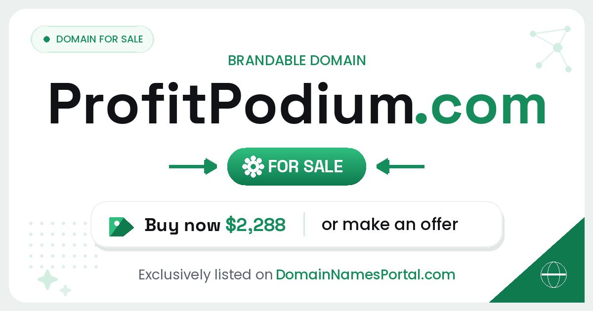 ProfitPodium.com share card