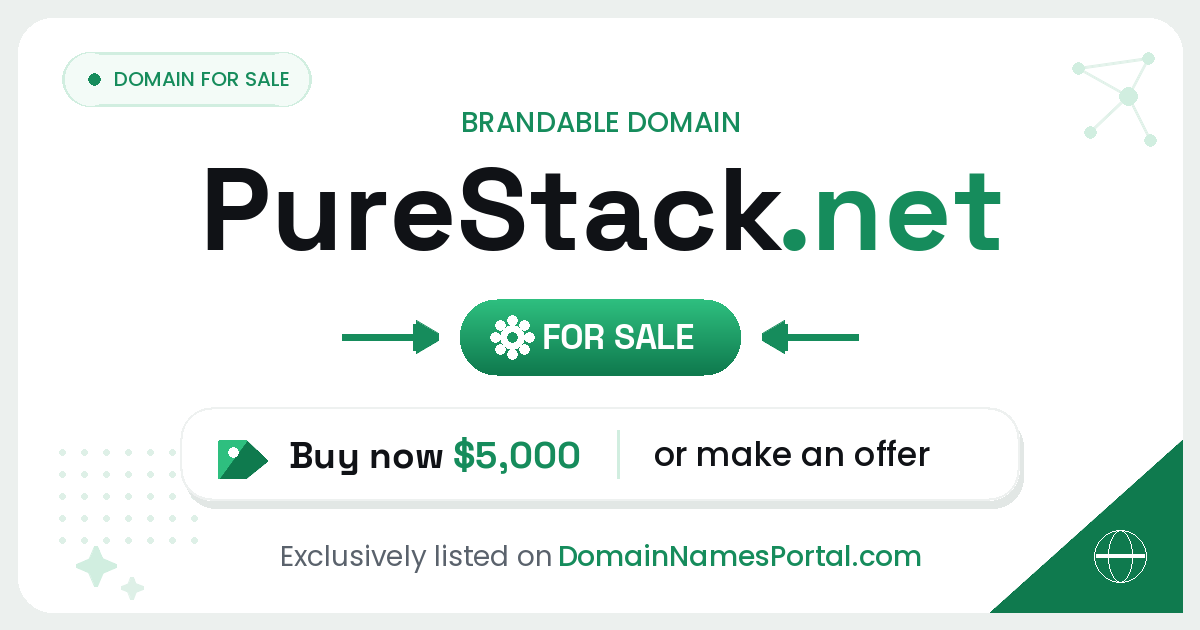 PureStack.net share card