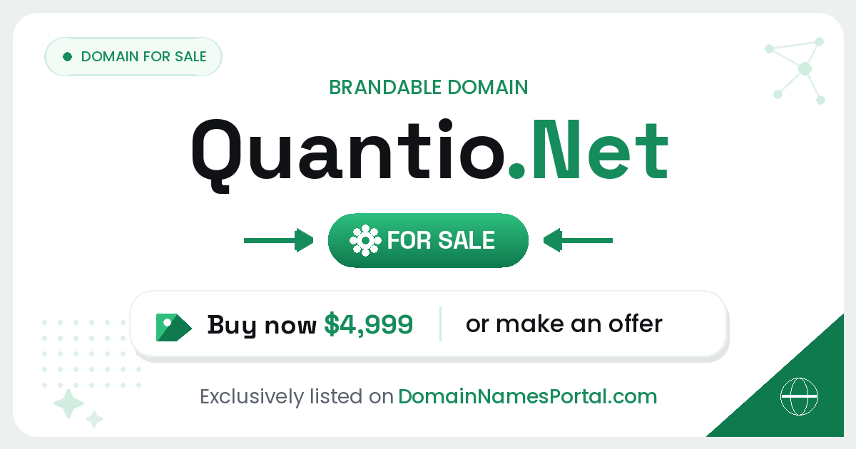 Quantio.Net share card