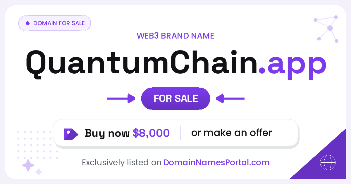 QuantumChain.app share card