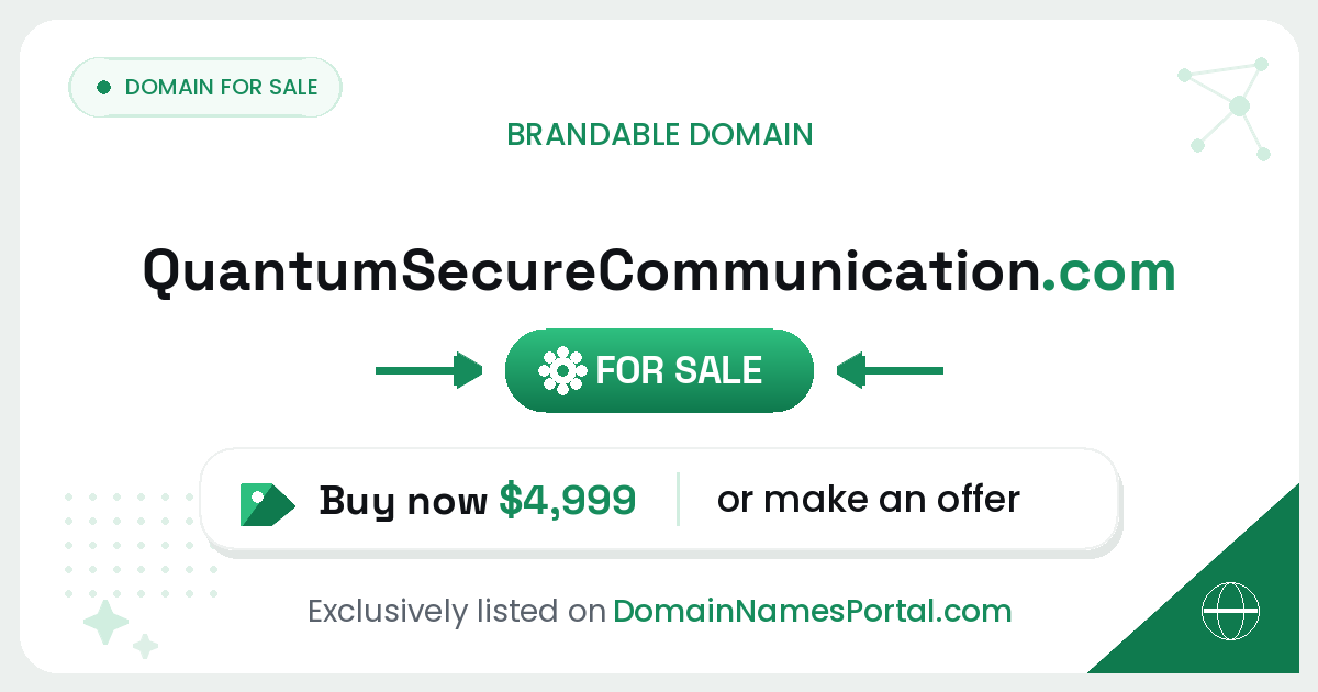 QuantumSecureCommunication.com share card