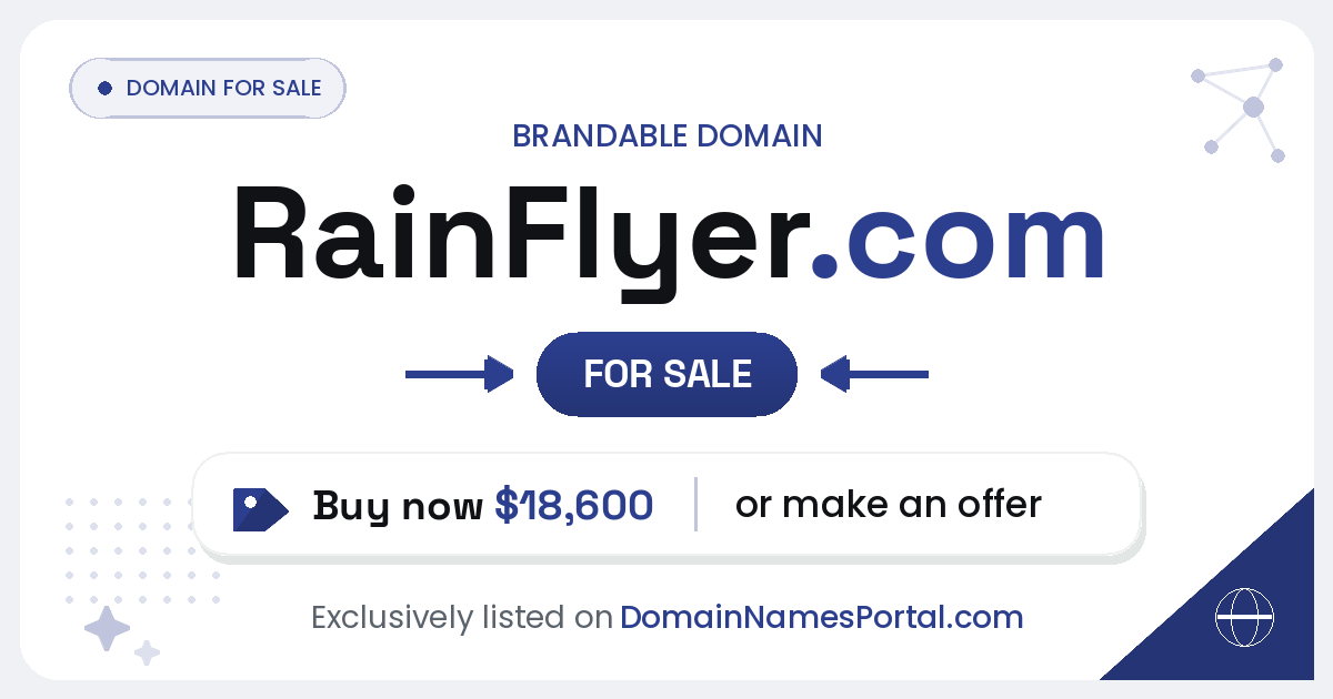 RainFlyer.com share card