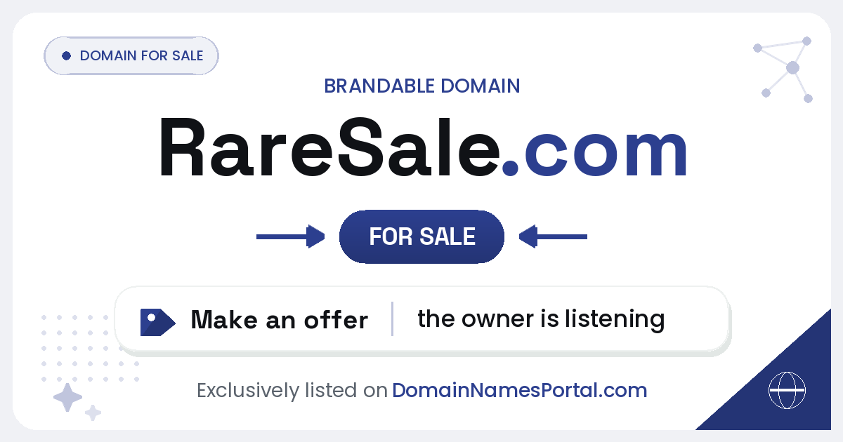 RareSale.com share card