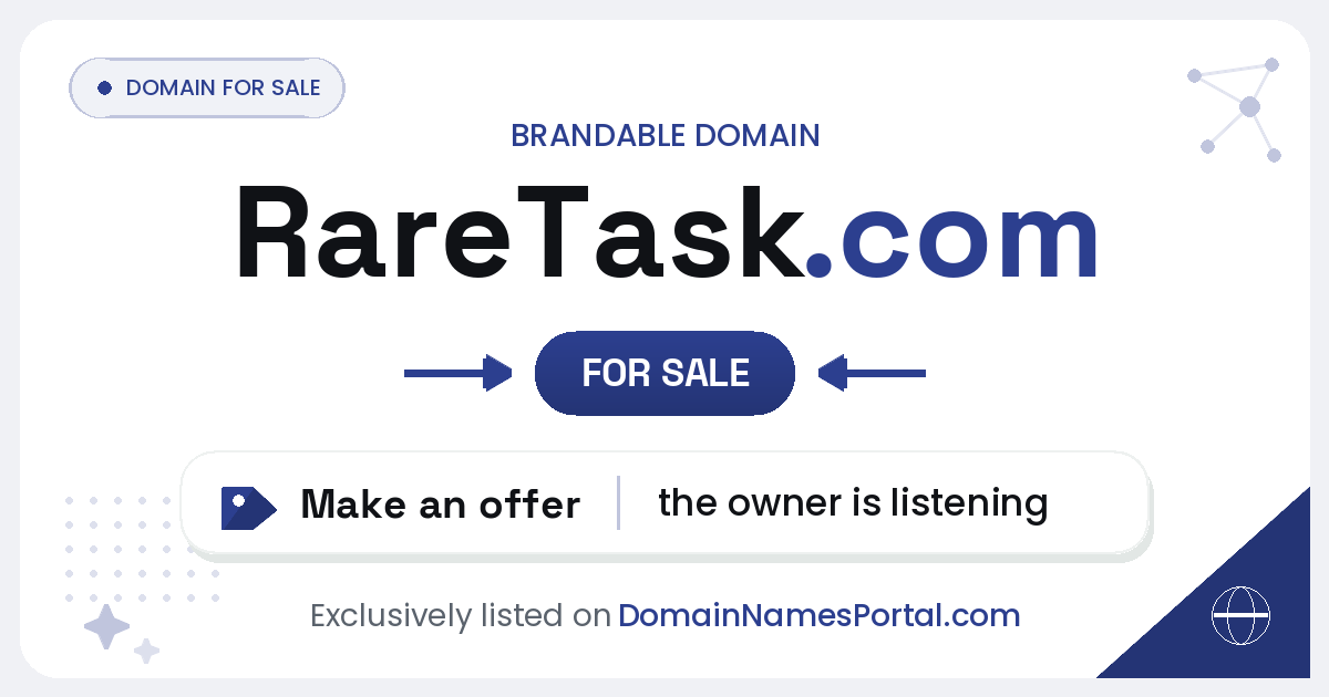 RareTask.com share card