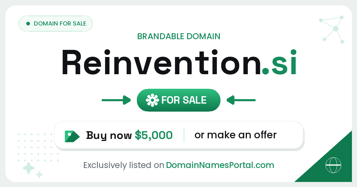 Reinvention.si share card