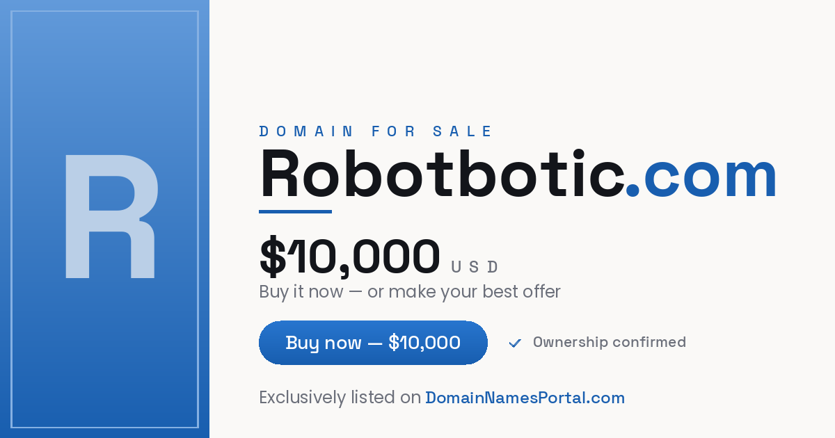 Robotbotic.com share card