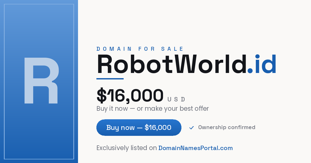 RobotWorld.id share card