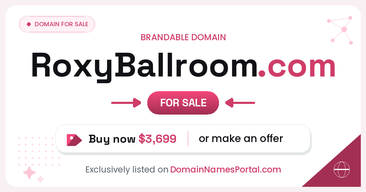 RoxyBallroom.com share card