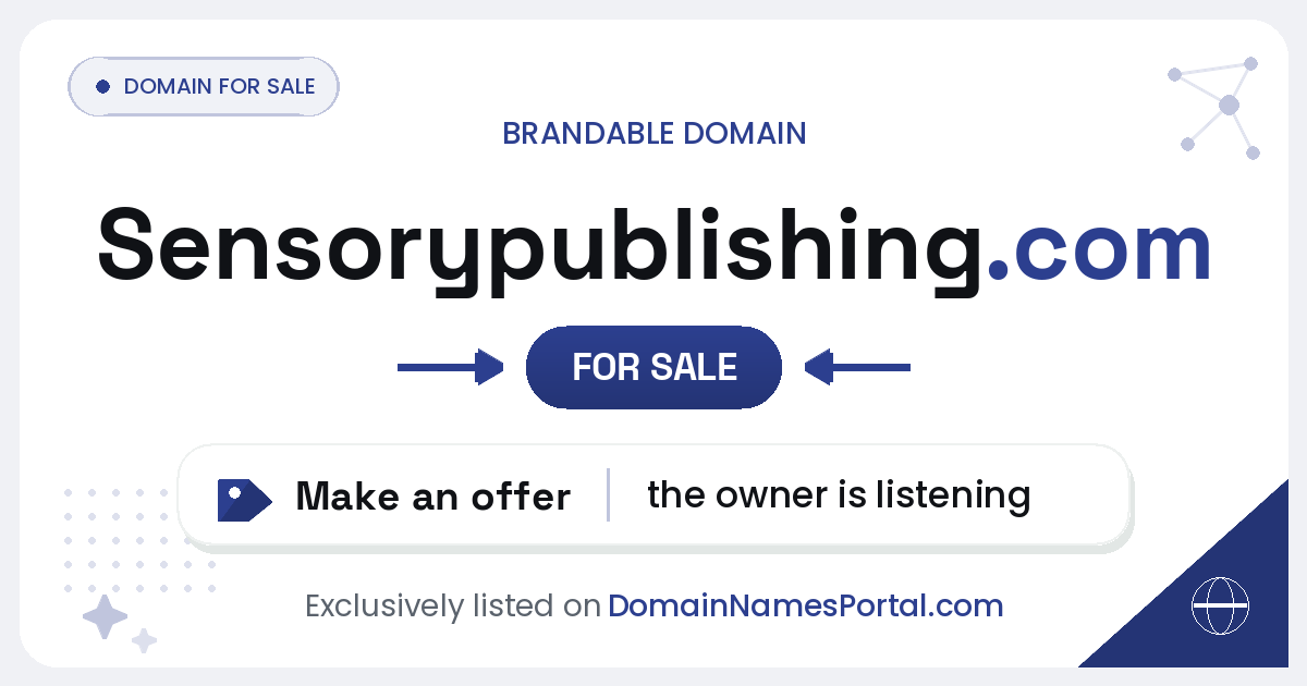 sensorypublishing.com share card