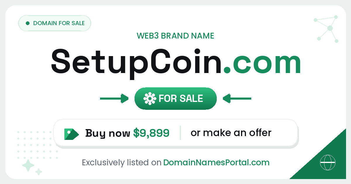 SetupCoin.com share card