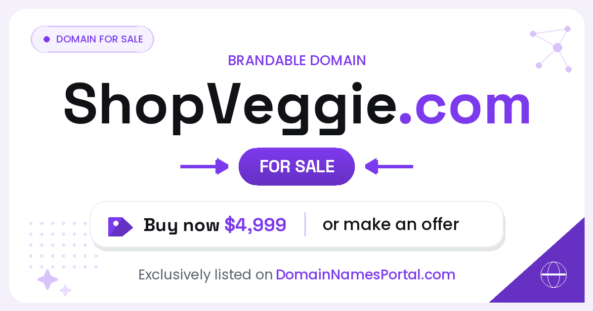 ShopVeggie.com share card