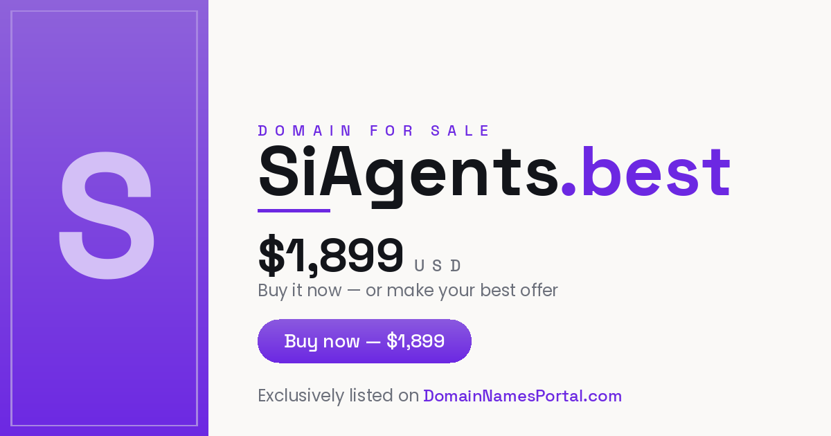 SiAgents.best share card