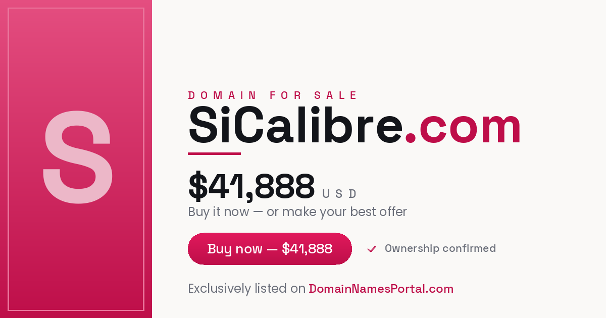 SiCalibre.com share card