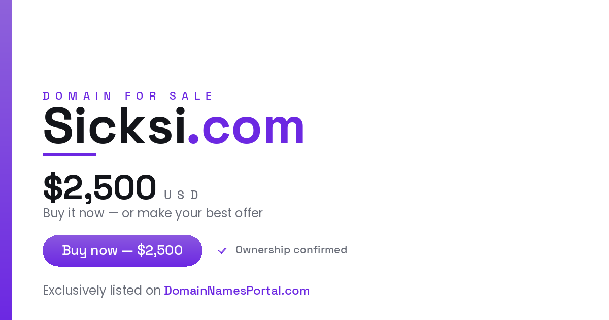 Sicksi.com share card