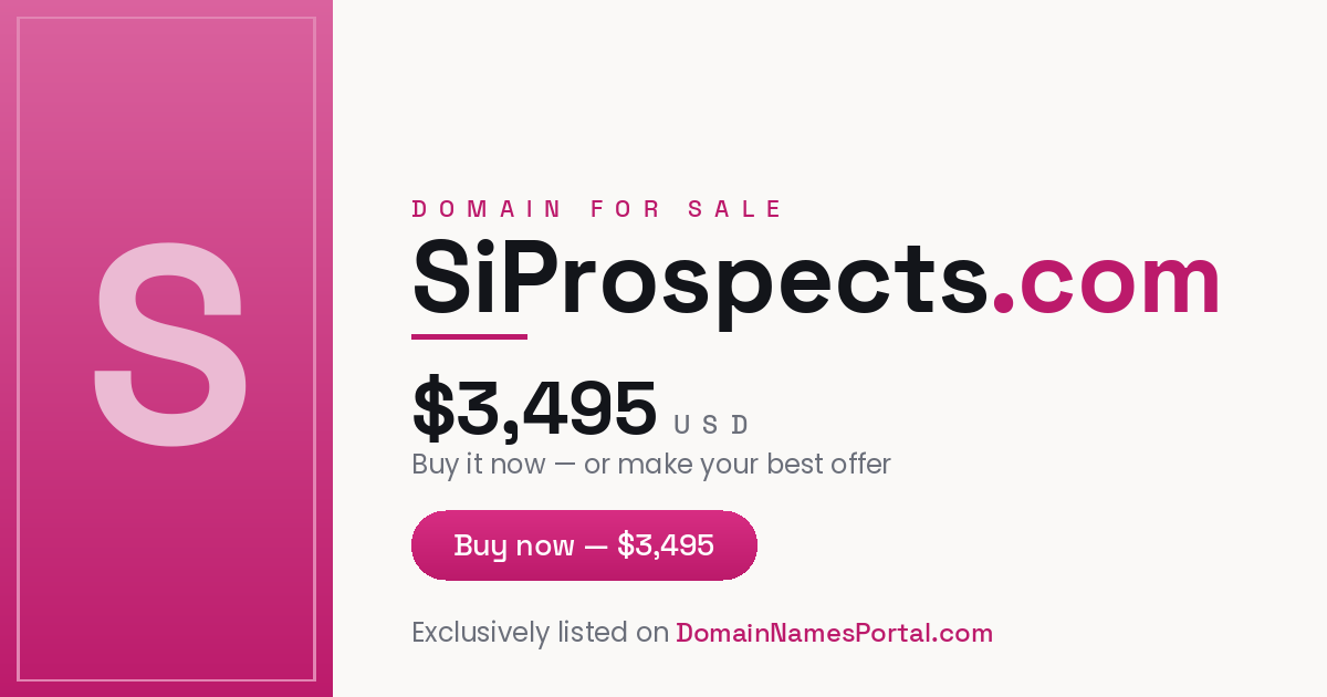 SiProspects.com share card