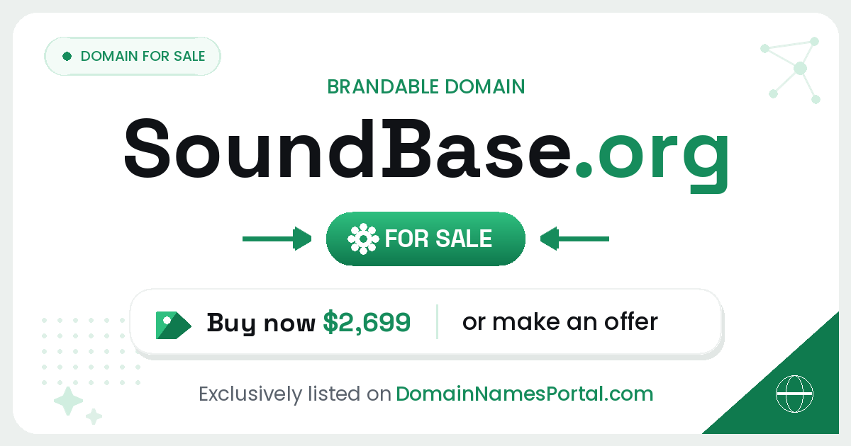 SoundBase.org share card
