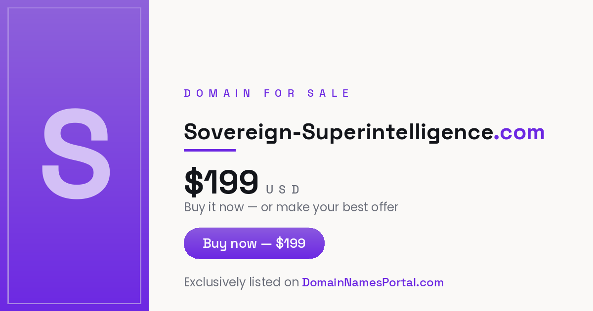 sovereign-superintelligence.com share card