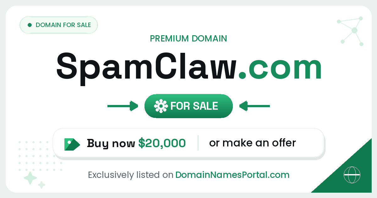 SpamClaw.com share card