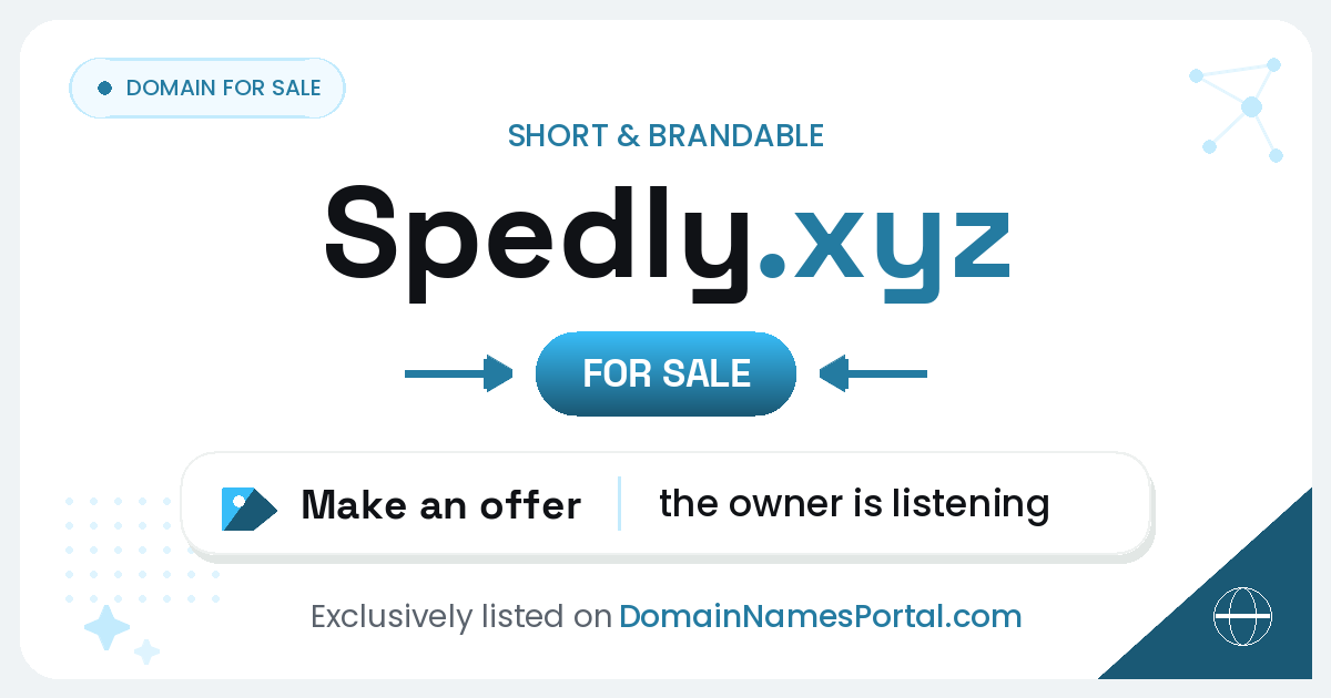 Spedly.xyz share card