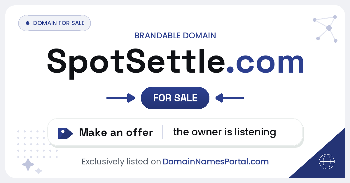 SpotSettle.com share card