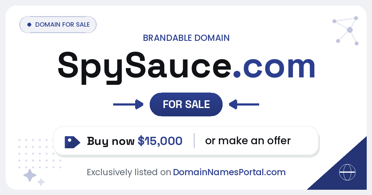 SpySauce.com share card
