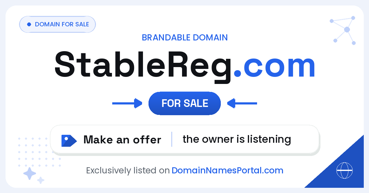StableReg.com share card