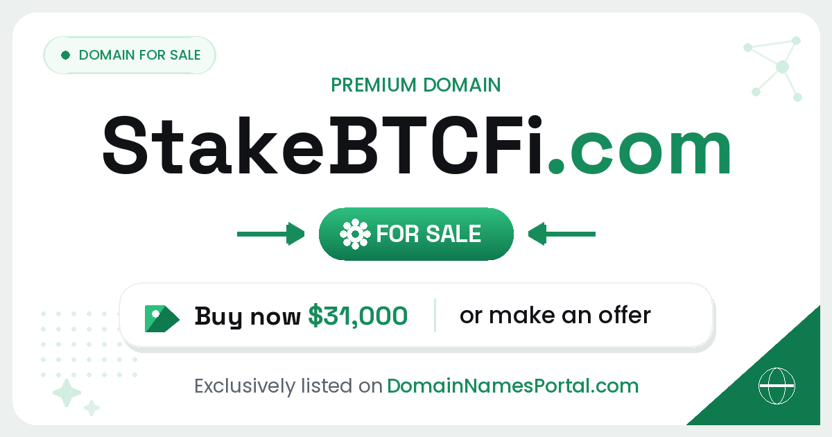 StakeBTCFi.com share card