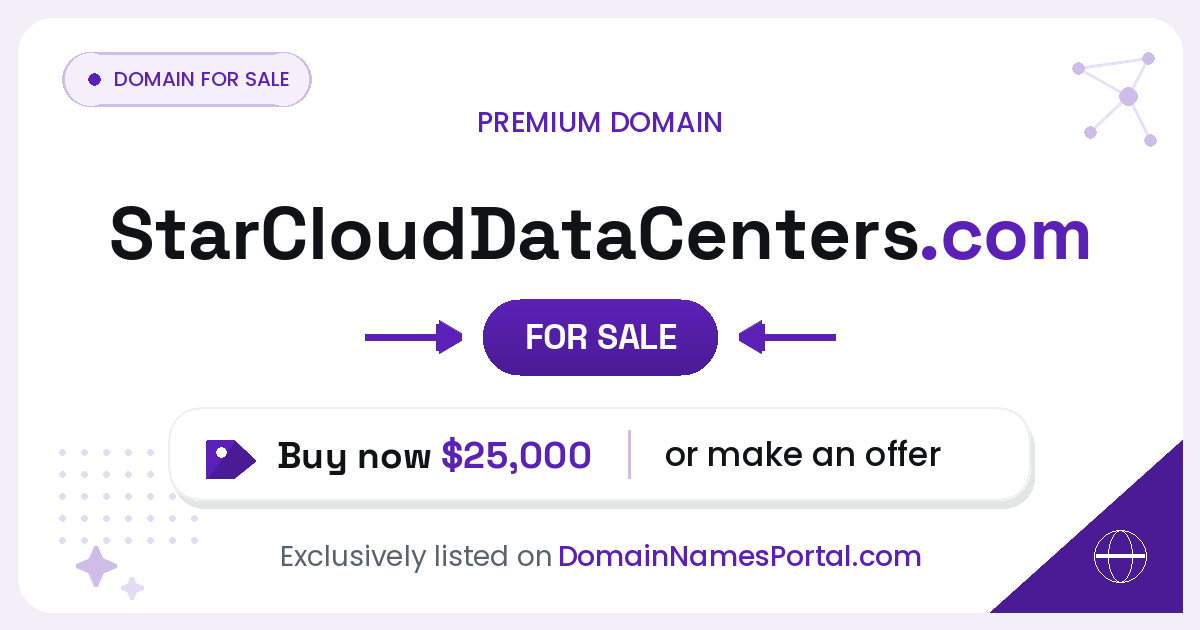 StarCloudDataCenters.com share card